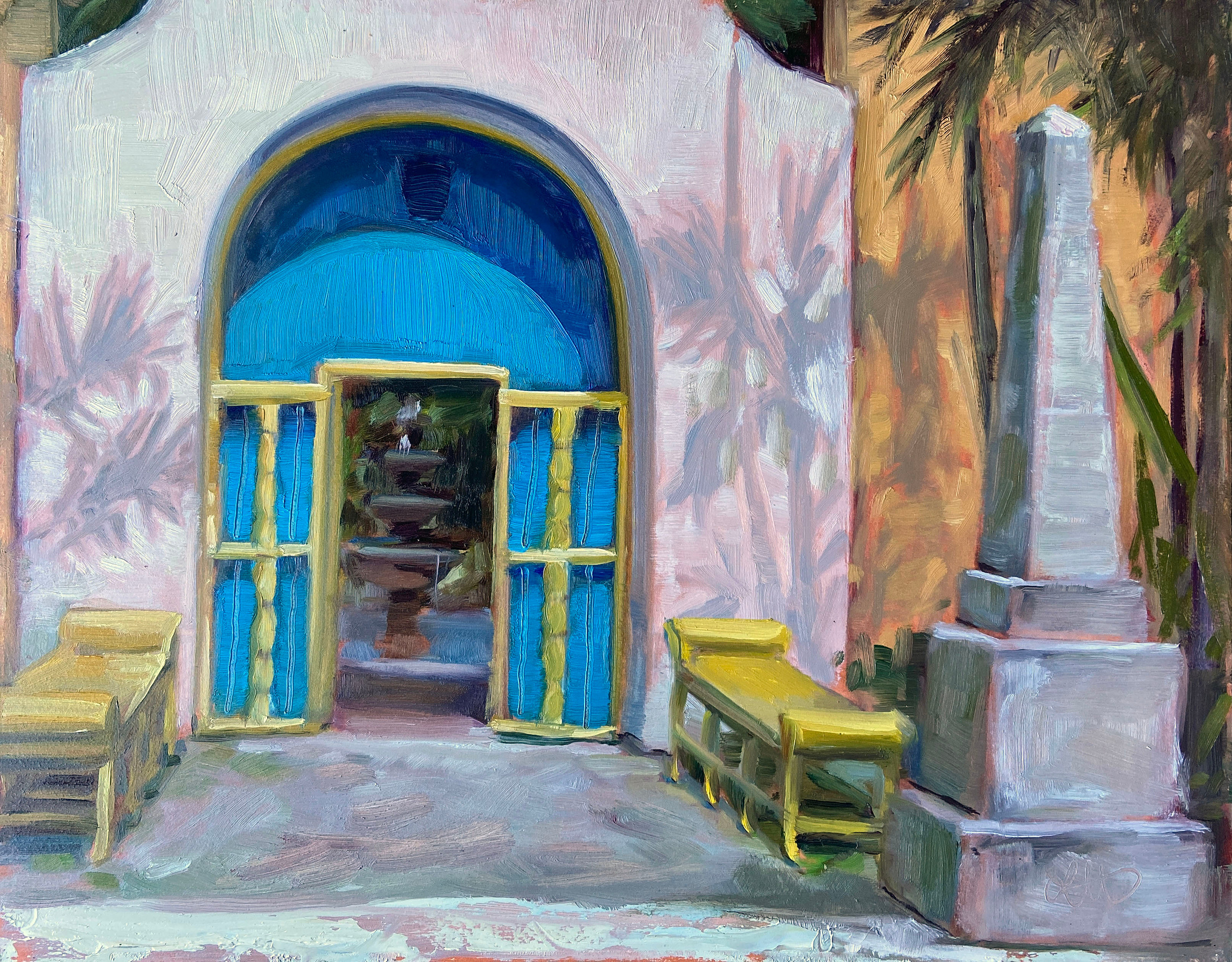 The Fountain, 2021
11 x 14 in. Oil on Panel
Painted En Plein Air
Bonnet House - Ft. Lauderdale, FL
*Awarded 2nd Place prize in the 2021 Broward Art Guild Quick Draw event